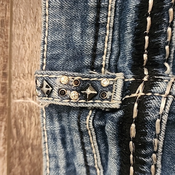 Wm Miss Me JE5014T44L straight leg jean size 29W x 33 I - Picture 8 of 9